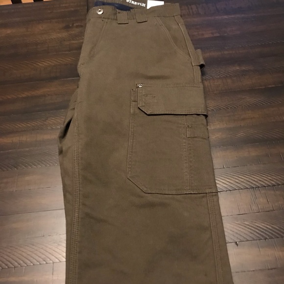 smith's workwear lined canvas cargo pants